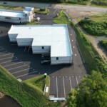 Aerial of the back building