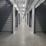 Indoor climate-controlled storage units
