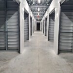 Indoor climate-controlled storage units