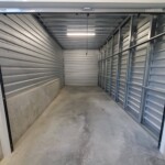 Indoor climate-controlled storage units