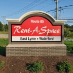 Large signage for Rent-A-Space Route 85